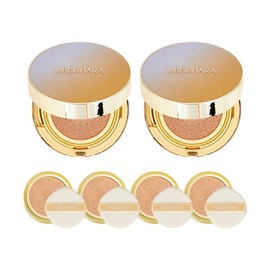 Miguhara All Day Whitening Ampoule Cushion No. 21 (Main Product 15g x2 + Refill 15g x4) / 미구하라 올데이 화이트닝 앰플쿠션 21호 본품 15g x2 + 리필 15g x4