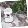 SAFIGLE 2pcs Vacuum Sub Jars Makeup Bottles for Travel Cream