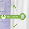 Clean Healthy Living Heavy Duty PEVA White Shower Curtain Liner