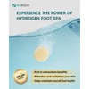 Hydrogen Foot Soak Effervescent Tablets 3 Pack | Ginger &