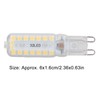 6pcs G9 LED Bulbs 7W Dimmable 360° Illumination Replacement Light