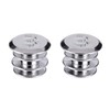 BBB BHT-90S handlebar tape endcaps, silver, 2.929.779.002
