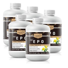 Ubibio Evening Primrose Oil EPO Softgel UBBIO EVENING PRIMIROSE OIL, 5 pieces, 300 tablets / 유비바이오 달맞이꽃오일 EPO 소프트젤 UBBIO EVENING PRIMIROSE OIL, 5개, 300정
