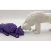 3D Printed Wolf - Customizable, Made to Order Articulated Fidget