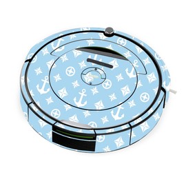 MightySkins Skin Compatible with iRobot Roomba 690 Robot Vacuum - Baby Blue Designer | Protective, Durable, and Unique Vinyl Decal wrap Cover | Easy to Apply, Remove | Made in The USA