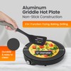 Morning Star 12-Inch Electric Crepe Maker with Nonstick Cooktop |