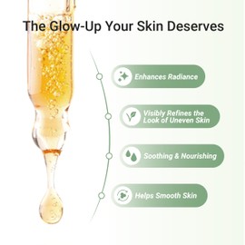 Meebak Korean Vitamin C Serum | Radiance Face Serum | Soothing Formula with Centella Asiatica, Panthenol & Adenosine for Glowing Skin | Lightweight Daily Formula