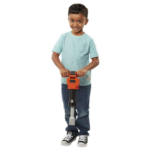 Black + Decker Junior Kids Power Tools - Jackhammer with Realistic Sound & Action! Role Play Tools for Toddlers Boys & Girls Ages 3 Years Old and Above, Get Building Today!