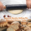 18.5 inches Marble Rolling Pin,Large Non-Stick Dough Roller,for making pizza,