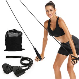 YINAO Dryland Powercord with Paddles,Swimming Arm Strength Trainer, Professional Freestyle Swimming Resistance Exercise Bands Set