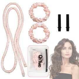Hitzefreie Lockenwickler Beige, Heatless Curls Band, Heizloses Kleines Locken Stangen Stirnband, Geeignet Für Alle Haartypen Und Texturen,Schulterlänge Oder Längeres Haar Optimale Ergebnisse(Beige).