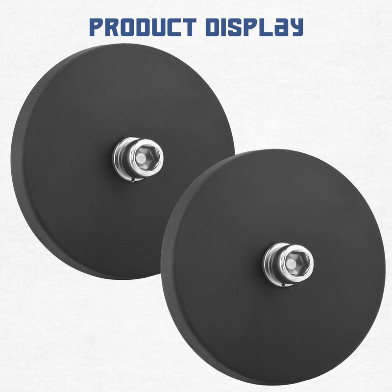 GLOBLED Magnetic Base Led Light Bar Mounting Brackets 2PCS Hood