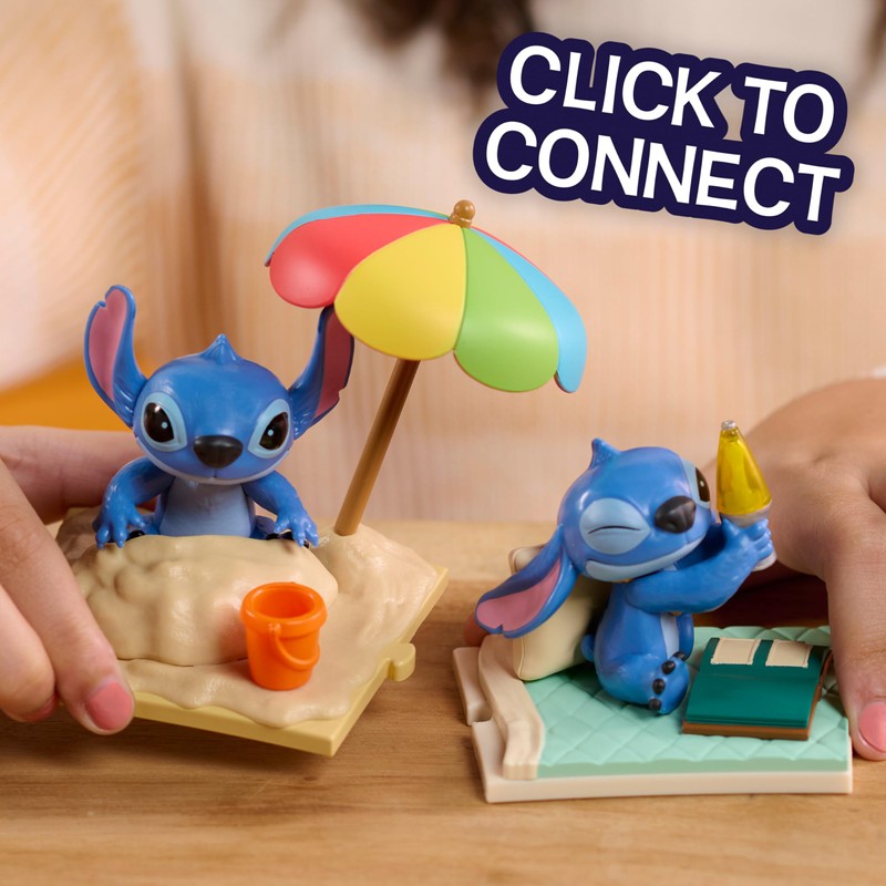 Just Play Stitch LA Movie Time Collectible Figs