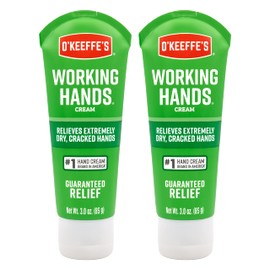 O'Keeffe's O'Keeffe's Working Hands Hand Cream; Relieves and Repairs Extremely Dry Hands; 3 oz Tube; (Pack of 2)
