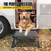 DEPSUNNY Adjustable RV Step Stool, 3-Step Height Adjustment, Foldable Legs,