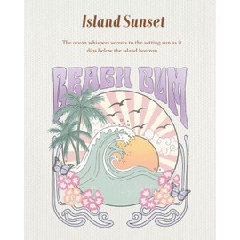 Miss Adola Aesthetic Beach Tote Bag - with Magnetic Buckle and Zipper Inner Pocket for Women Lady Cloth Cotton Tote Bag for Gym, Work, Travel, Library, Shopping,Beach Sunset