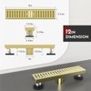 WEBANG 12 Inch Linear Shower Drain Rectangular Floor Drain with
