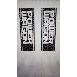 Oracal Bedstripes Vinyl compatible with Dodge Ram Power Wagon Topographical  .  X2