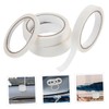 TEHAUX 4 Rolls White Masking Tape High Temperature Writable Tape
