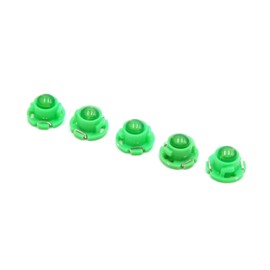 uxcell 5pcs 12V Green T4.7 Car Wedge LED Dash Gauge Instrument Panel Light Interior