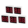 uxcell Common Cathode 10 Pin 2 Bit 7 Segment 0.59