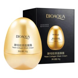 Bioaqua Crema Mascarilla Colágeno Levadura Antiedad Hidrata Todo Tipo Piel