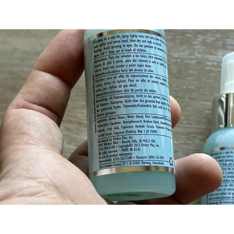 Nick Chavez Beverly Hills Horsetail Root Lifting Hair 2oz Spray