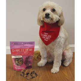 Charlee Bear Bearnola Bites Dog Treats, Cranberry Cobbler Flavor, 8oz