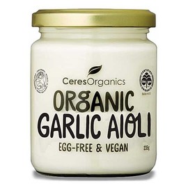 Ceres Organics Garlic Aioli Egg Free 235g