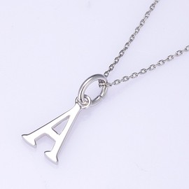 VIKI LYNN Buchstaben-Halskette 925 Sterling Silber Initiale Alphabet A-Z Kette fur Damen Mädchen