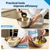 Stainless Steel Mixing Bowls with Lids and Colander Set