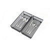 BYCY 3 Pack Mesh Flatware Drawer Organizer for Kitchen/Office/Home Tools,Spoon