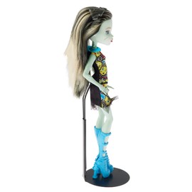 Plymor DSP-5125B Black Adjustable Doll Stand, fits 10, 11, and 12 inch Slim Waist Dolls, Waist is 1.125 to 1.5 inches Wide, 3.25 to 4 inches Around, Pack of 3