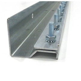 Walk in Freezer PVC Vinyl Plastic Strip Curtain Door Kit - 48x96-48 in. (4 ft) Width x 96 in. (8 ft) Height - Low Temp 8 in. Strips with 25% Overlap