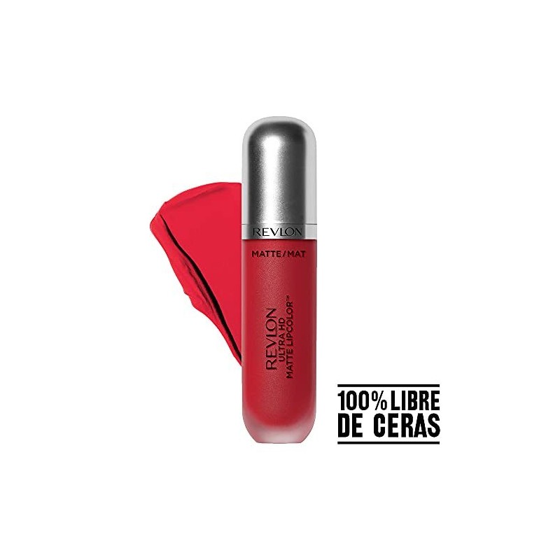 Revlon Ultra HD Matte Lipcolor, Velvety Lightweight Matte Liquid Lipstick