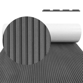 HZCHIONE Boat Flooring EVA Foam Boat Decking Dark Gray 94"x16" Non-Slip Marine Mat Self-Adhesive Foam Boat Deck Floor Carpet Mat Rolls for Kayak Deck Surfboard Yacht Flooring Motorboat