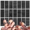24 Sheets Nail Stencils, Airbrush Stencils Nail Stickers for Nail