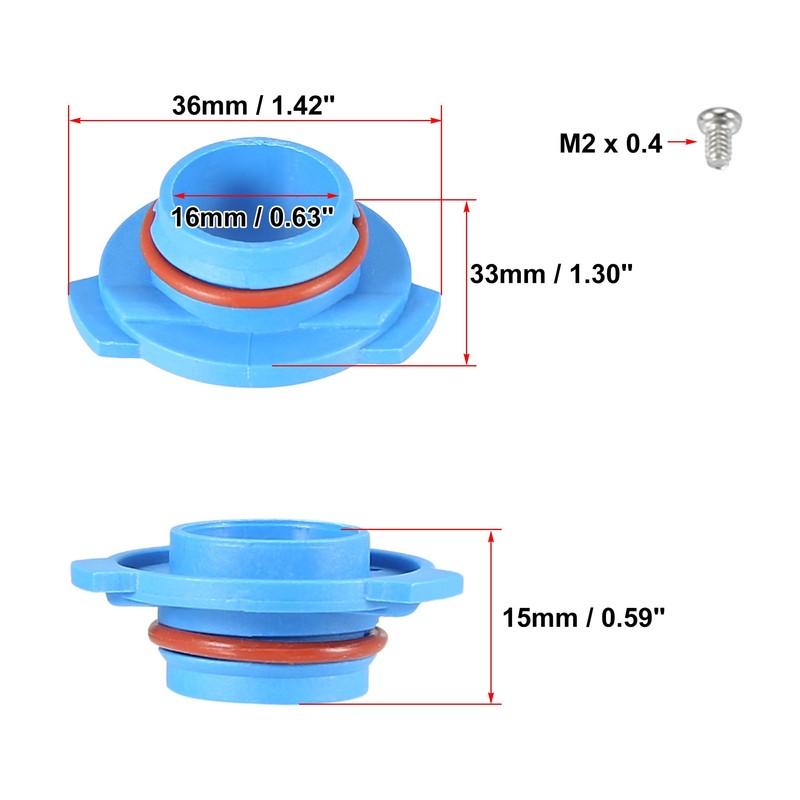 X AUTOHAUX 2pcs 9005 HB3 LED Headlight Adapter Base Bulb