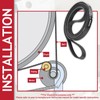 SPARES2GO Poly-V Drive Belt for Bush BCGBTD8HP TD7CNBCW Tumble Dryer