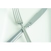 Fortessa Metropolitan 18/10 Stainless Steel Flatware, 5 Piece Place Setting,