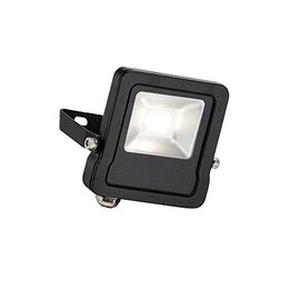 Saxby 78962 Surge Matt Black IP65 Outdoor 10W LED Cool White Floodlight