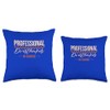 Professional Overthinker in Charge Throw Pillow