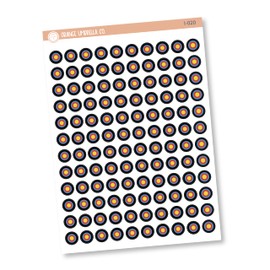 Archery Icon Planner Stickers, Archery Bullseye Planner Stickers, Archery Tournament Stickers (I-020)