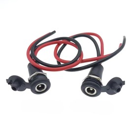 Waterproof 5.5x2.1/2.5 (mm) Panel Mount Female Jack Socket DC Power Connector Prewired 10A (5.5 x 2.5 (mm))