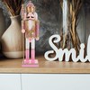 Garneck Pink Nutcracker- Pair of Christmas Nutcracker Ornament, Gorgeous Nutcracker