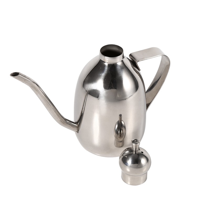 1Pc 0.35L Stainless Steel Olive Oil Dispenser Vinegar Pot Bottle