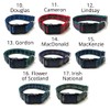 Tartan Dog Collar 25mm Wide Adjustable Comfortable Collar Small Medium