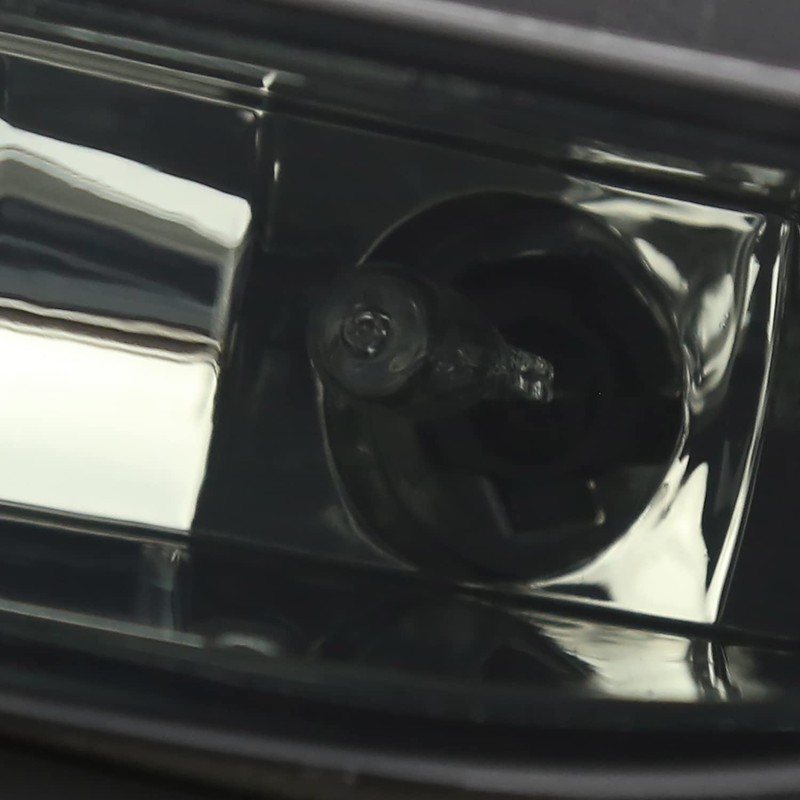Spec-D Tuning Smoke Bumper Driving Fog Lights + Bulbs +