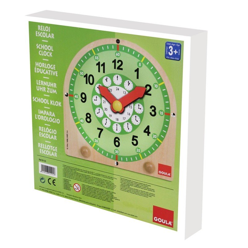 Goula 55125 Wooden Educational Clock