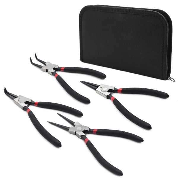 Snap Ring Pliers Set 7-inch Snap Ring Pliers Set 4-piece
